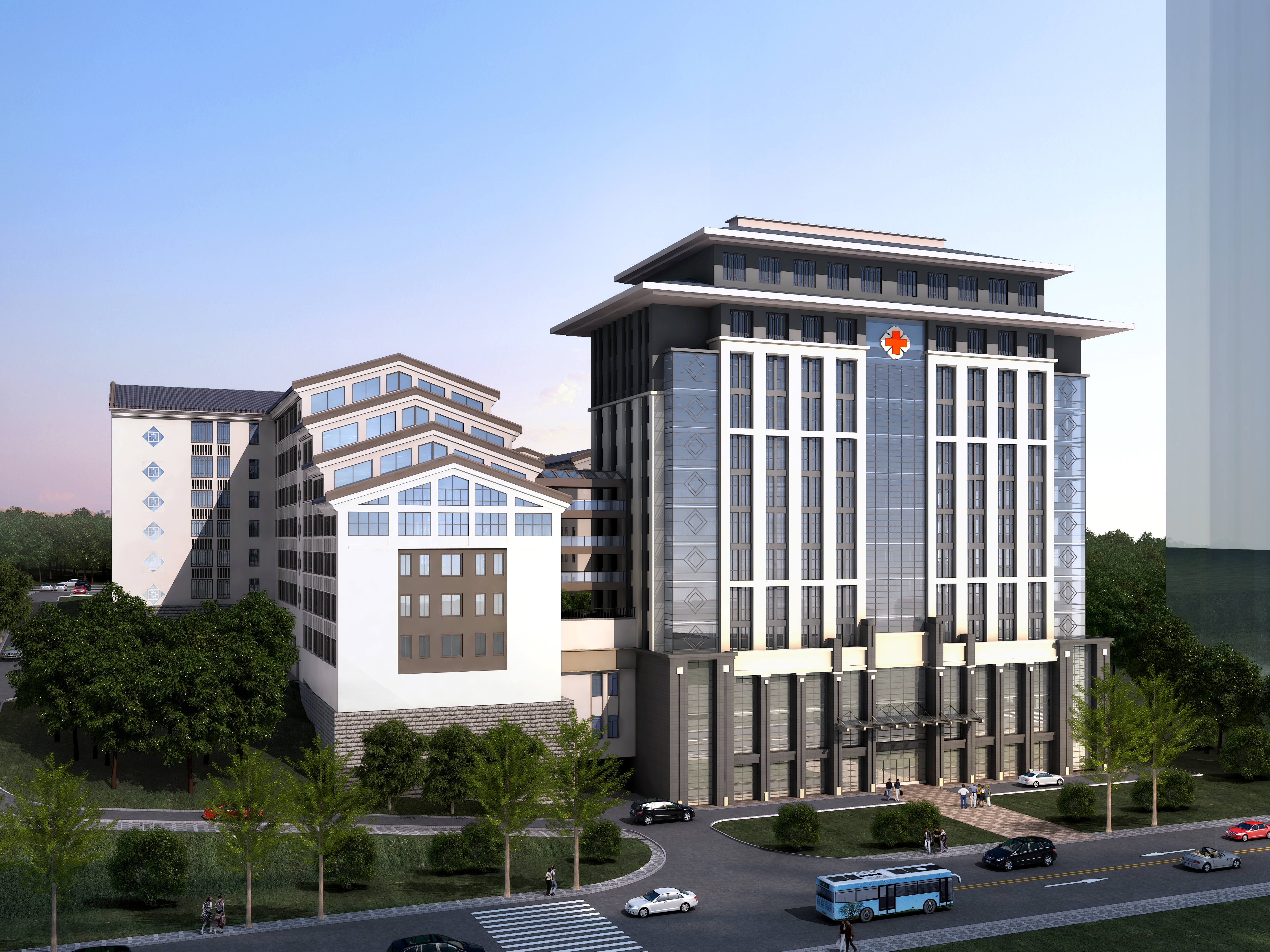 重庆市巴南中医院三期工程(钢结构)